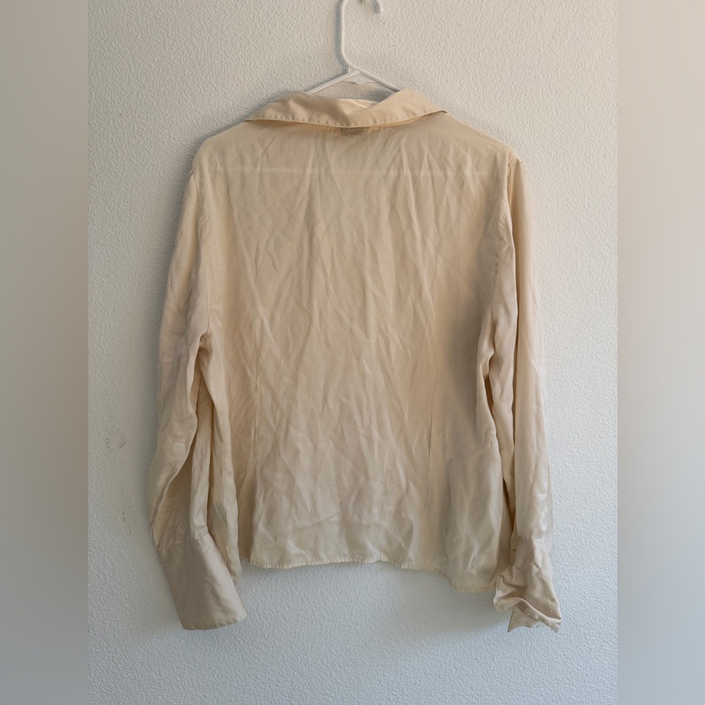 Fred David vintage silk button up blouse - Picture 2 of 9